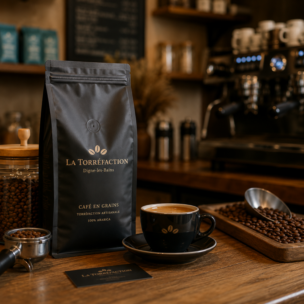 Café artisanal torréfié sur place pour professionnels à Digne-les-Bains Professionnels – Café artisanal pour entreprises | La Torréfaction